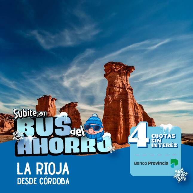 pasajes desde Córdoba a La Rioja